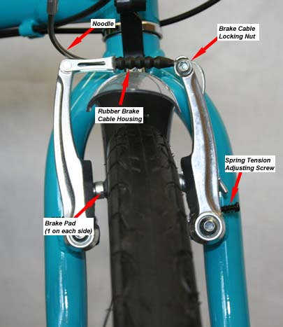 Bicycle V Brake adjustment instructions