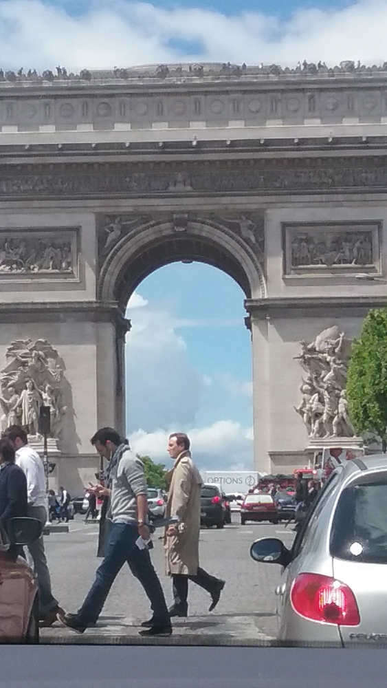 the Arc de Triumph