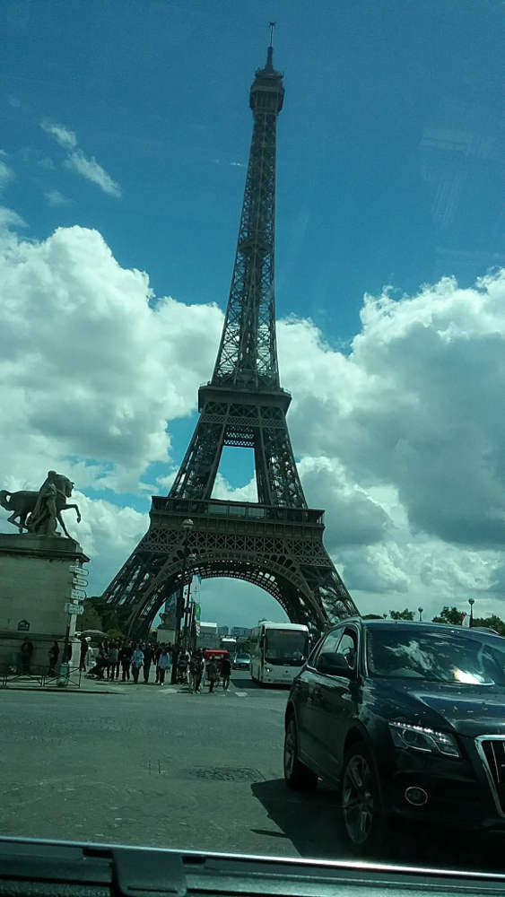 the Eiffel Tower