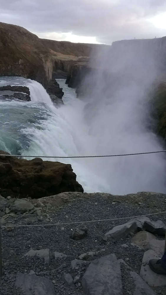 Iceland waterfall